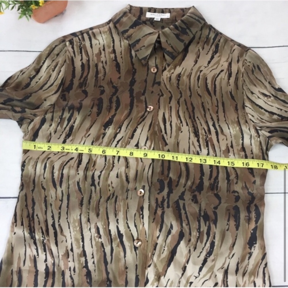 Equipment Printed Silk Button-Down Blouse - image 6